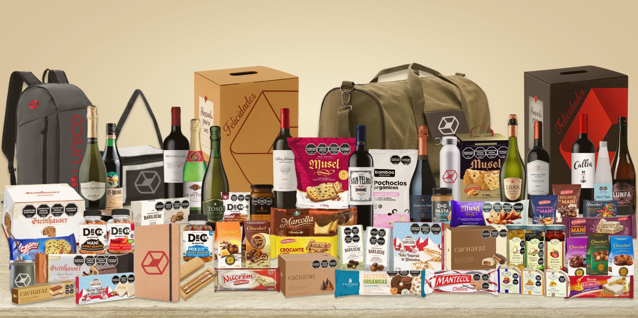 Selección de productos para armar una caja personalizada