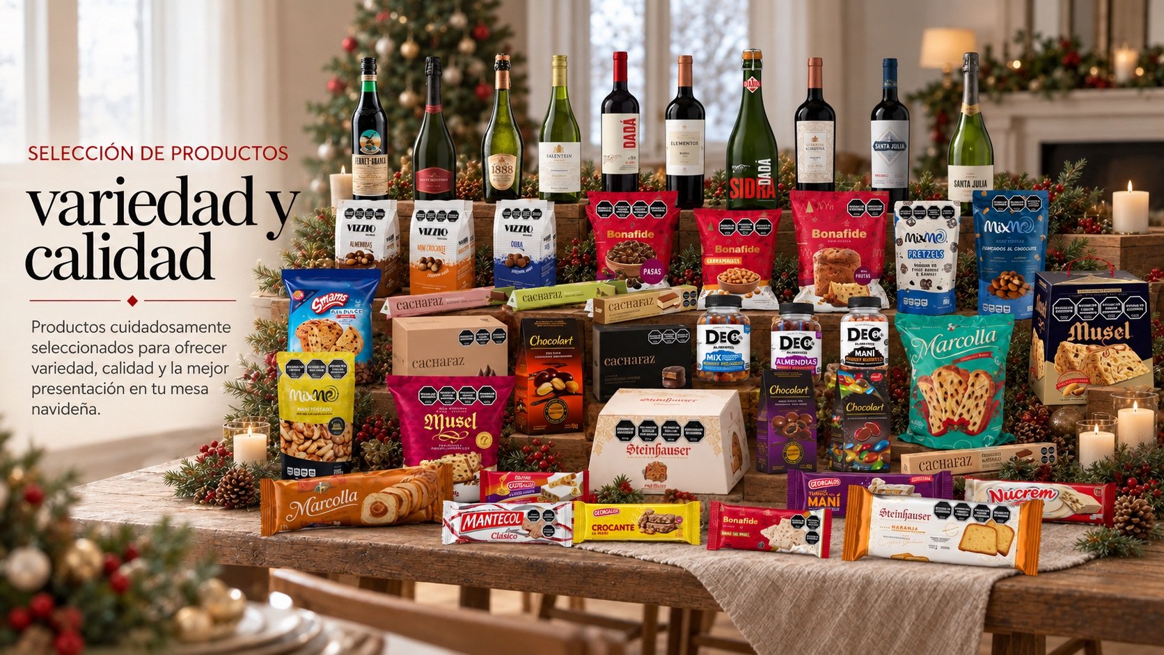 Selección de productos: variedad y calidad